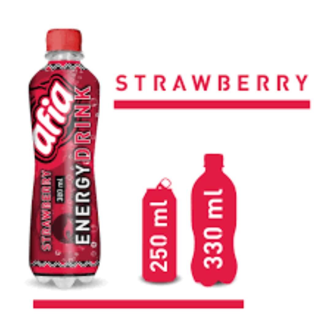 AFIA PET ENERGY STRAWBERRY 380ML